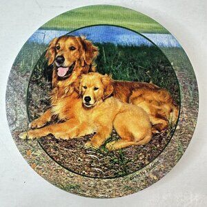 Coaster Companion Golden Retriever Dog Puppy Absorbent Coasters Animal Lovers